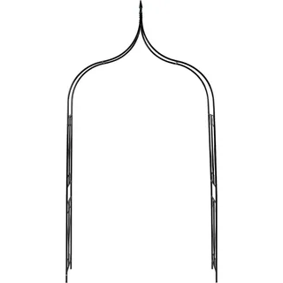 vidaXL Rosenbogen Dunkelgrün 142x37x275 cm Eisen - Grün
