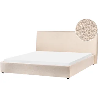 Beliani Polsterbett Beige Lavaur - Beige