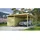 Einzel-Carport 607 4,78 x 5,79 m grün inkl. Abstellraum