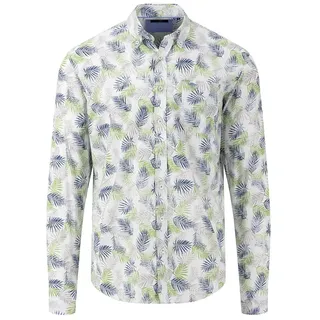 Fynch Hatton 14035080 Langarmhemd - Cool Grey - 2XL