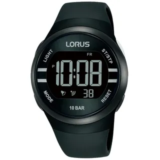 Lorus R2333NX9 0 mm Silikongehäuse Schwarz Silikonarmband Schwarz
