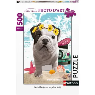 Nathan - Puzzle, 500 Teile, Teo California, Erwachsene, 4005556872398