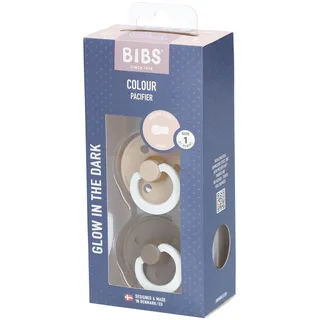 Bibs Colour Gr. 1 2 St. braun 2 St Schnuller