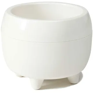 HowHomely Pflanztopf Übertopf Blumentopf auf Beinen 3 L 23x18 cm creme modern