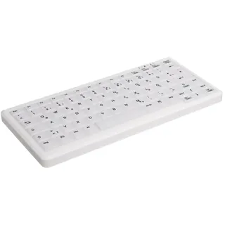 CONTOUR Design Active Key AK-C4110 Tastatur Medizinisch RF Wireless QWERTZ Weiß