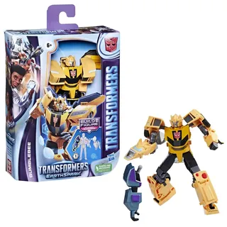 Transformers Spielzeug EarthSpark Deluxe-Klasse Bumblebee, 12,5 cm große Action-Figur, Roboterspielzeug für Kinder ab 6