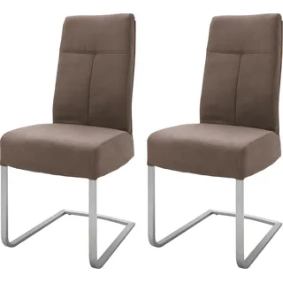 MCA Furniture Freischwinger Talena Polyester beige 2er Set