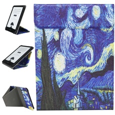 ZhaoCo Universal Hülle für 6-6.8 Zoll eReader Paperwhite/Kobo/Pocketbook/Sony eBook Reader, Vertikale und Horizontale Anzeige, Vertikale und Horizontale Anzeige (Gemälde)
