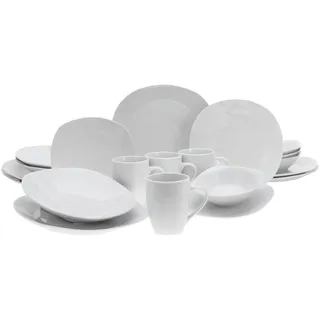 CreaTable Square Kombiservice 20-tlg. weiß
