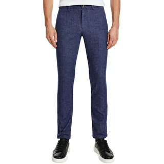 Tommy Hilfiger Herren Hose Bleecker Chino, Blau (Faded Indigo), 34W / 34L