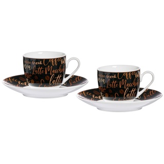 Ritzenhoff & Breker Espresso-Set Aromatico, 4-teilig, Porzellan