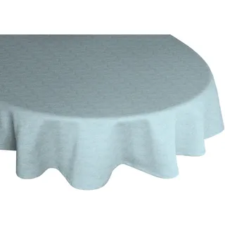Wirth Tischdecke TORBOLE oval 130 x 190 cm Blau