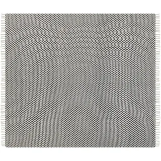 Beliani Kuscheldecke 220 x 240 cm Schwarz/Weiß