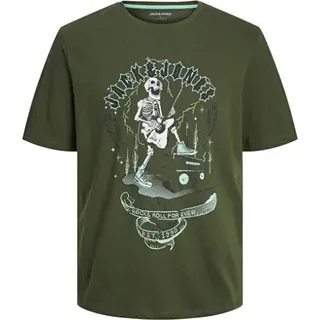 JACK&JONES Kurzarmhemd für Männer, SKULL ROCK - Grün