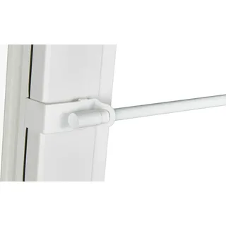 Klemmstange Scheibenstange »Denver« KlemmFix Metall Ausziehbar 45-75 cm Weiß 8/10mm Montage ohne Schrauben und Bohren Scheibengardine 20190931 - Weiß