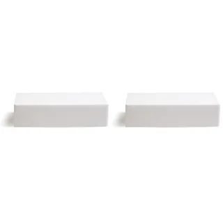 Decora 0174023 TORTEN-Dummy, RECHTECKIG, AUS STYROPOR 20X30X7,5H cm, 20 x 30 x 7.5 cm (Packung mit 2)