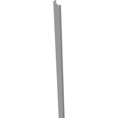 Bild von Alu-Stecksystem Pfostenabdeckleiste 100 cm Silbergrau