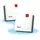 FRITZ!Mesh Set 1600 1733 Mbps Rot/Weiß 20003112