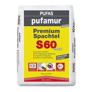 Pufas S60 Premium Spachtel Gips-Spachtelmasse, 25kg