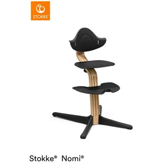 Stokke STOKKE NOMI OAK STUHL Schwarz, Eichefarben - 52x83.50x59 cm