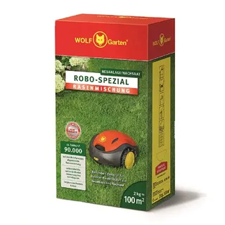 WOLF-Garten RO-SA 100 Robo-Spezial Rasenmischung Saatgut, 2.00kg (3827045)