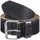 Singi Gürtel Leder schwarz/grau 85