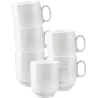 SELTMANN WEIDEN Henkelbecher Sento Home 0,4 l Weiß 6 St.