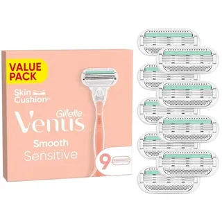 Venus Smooth Sensitive Pink - 9 pcs