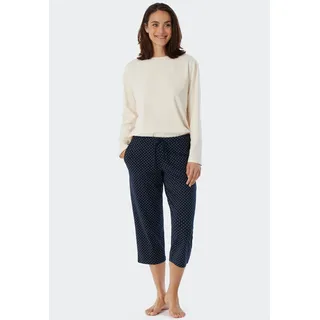 SCHIESSER 3/4-Hose Mix + Relax Blau 42