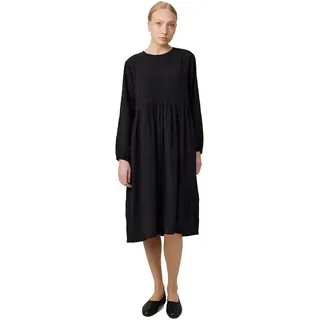 Makia Emily Langarm-midikleid - Black - 2XL