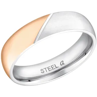 Partnerring AMOR "Klassisch" Gr. 62, gold (edelstahlfarben, gelbgoldfarben), Fingerringe, Damen, 62, Edelstahl, Partnerring, Made in Germany