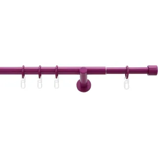 INDEKO Vorhangstange Andrax 1-läufig Ø 20 mm 130 cm Lila