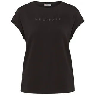 STREET ONE Damen T-Shirt mit Glitzerdetails