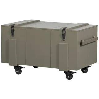 Woood Holzkiste Bobby 100 x 55 x 56 cm 1-tlg. grün