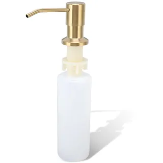 Seifenspender Spülbecken Küche, 300ml Küche Einbau Spülmittelspender Für Spüle, 360 ° Drehbarer Eingebauter Seifenspender Für Dusche Soap Dispenser Seifen Lotion Spender 10 Millimeter