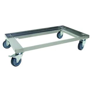 Fahrgestell Top-Box GN 1-1, Edelstahl - Silber