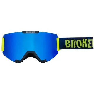 Broken Head MX-Brille Magnetic-Regulator Blau Verspiegelt