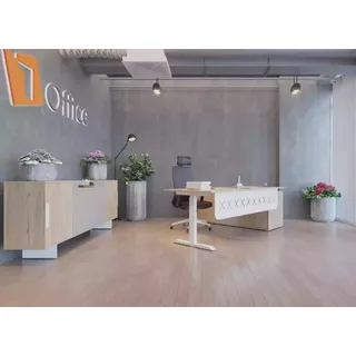 Eckschreibtisch Sideboard Arbeitszimmer Modern Holz Büro Einrichtung
