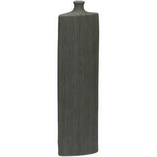 rituali domestici - Vase Deco Monofiore mittel aus Steingut, 12,5 x 7 cm, Tiefe 40,5 cm, Kollektion Hanf
