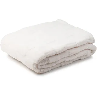 Gözze Wohndecke FRANKA Jacquarddecke« im modernen Design, aus 100 % weiß - 150 x 200 cm