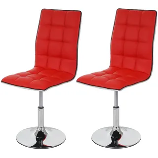 MCW Esszimmerstuhl C41 Rot Kunstleder