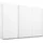 Schwebetürenschrank OTELI 271 x 229 x 62 cm Weiß