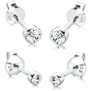 Elli Ohrstecker-Set Elli Silber 925 mit Swarovski-Kristall
