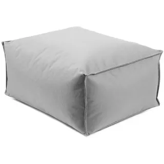 Mokebo Outdoor Pouf Der Ruhestifter , Grau , Textil , 60x30x50 cm , Oeko-Tex® , Wohnzimmer, Sessel, Hocker & Hockerbänke, Poufs