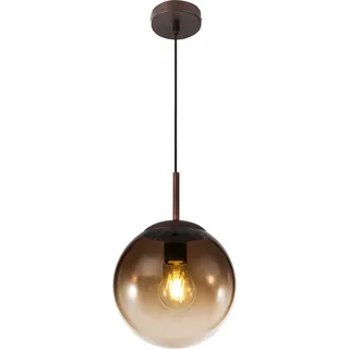 Globo Lighting|Hängeleuchte Metall braun, 1x E27 - Braun