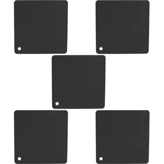 5er-Pack Silikon-Topflappen, hitzebeständig, rutschfest, quadratisch, wabenförmig, für die Küchenarbeitsplatte