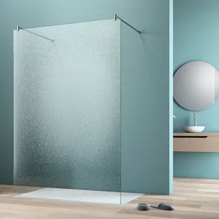 maw by GEO Walk-in-Dusche »flex A-W002C« BxH: 90 x 200 cm, Crash-Glas klar, farblos