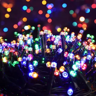 PhilzOps 1000 LED Cluster Lichterkette Außen, 25M Bunt Weihnachten Lichterkette Strom 8 Modi Wasserdicht Weihnachtsbaum Beleuchtung für Party Innen Zimmer Hochzeit Garten Baum Balkon Geburtstag Deko