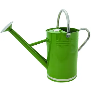 Kent & Stowe Gießkanne 9 L – Metall, Olivgrün – Vintage Gießkanne für Garten & Balkon – Robuste Gartenkanne mit Brause – Dekorativ & langlebig