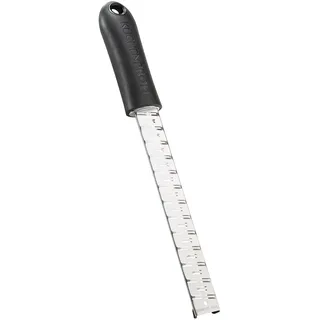 Küchenprofi 2-Wege-Reibe MASTER GRIP | Edelstahl rostfrei | Gemüsereibe | Ultrascharfe Klingen | Käsehobel | Reibe für Kartoffeln, Karotten, Kohl, Schokolade, Parmesan | 31×7,5×3cm